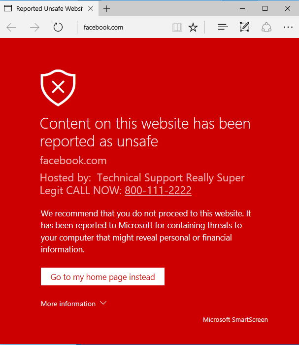 Facebook Scam